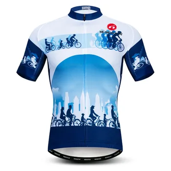 Weimostar Cyklistický Dres 2021 pro tým Cyklistické Oblečení Letní Krátký Rukáv MTB Cyklistický Dres Závodní Sportovní Cyklistické Oblečení
